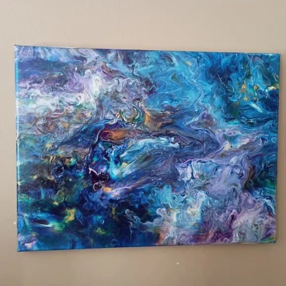 "Luminescence", ORIGINAL, Impressionist, Acrylic on Canvas 12 x 16 inches